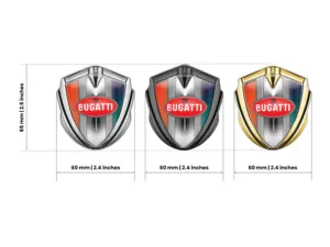 Bugatti Auto Logo Abzeichen Luxus Design Legierungsdetail
